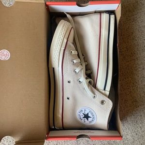 Cream High Top Converse